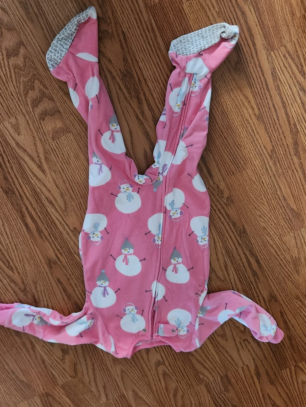 Carter's Pink and Multi-Print Footed One-Piece Bundle Of 3